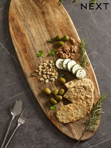 Natural Mango Wood Serveware (223414) | £25