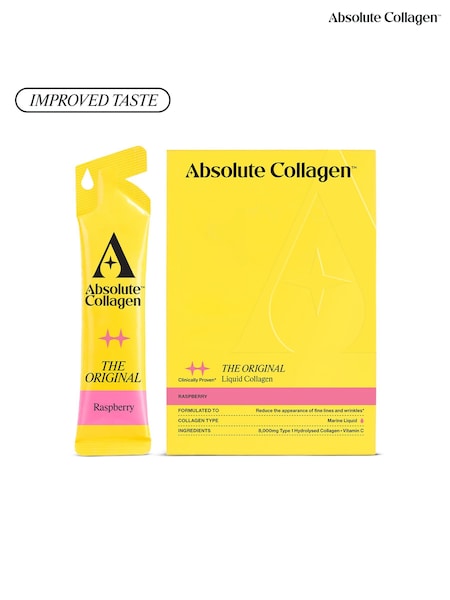 Raspberry - Absolute Collagen Marine Liquid Sachets Supplements 10 X 12ml