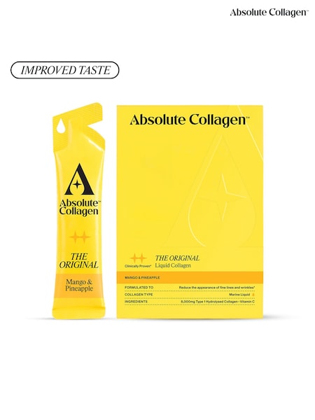 Mango and Pineapple - Absolute Collagen Marine Liquid Sachets Supplements 10 X 12ml