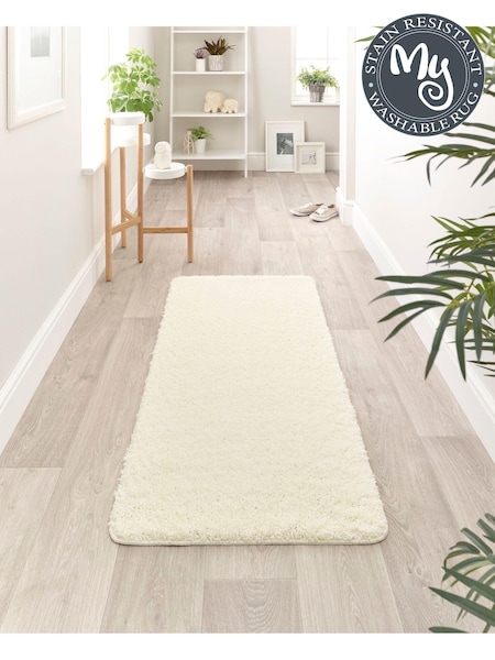 My Rug Ivory Washable And Stain Resistant And So Soft Textured Rug (223977) | £28 - £134