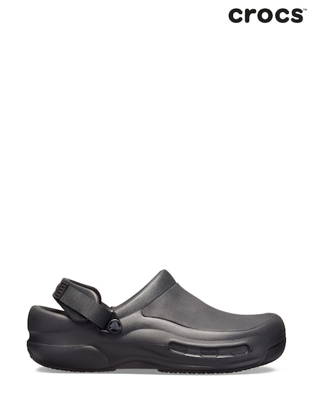 Crocs Black Bistro Pro Literide Slip-On Clogs (224787) | £60