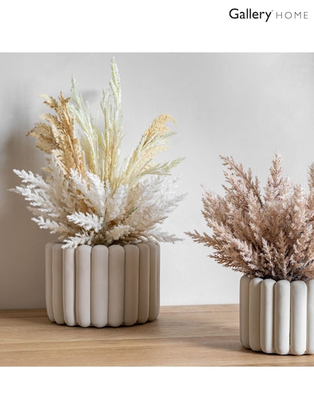 Gallery Home Grey Potted Dry Grass Mix (226306) | £28