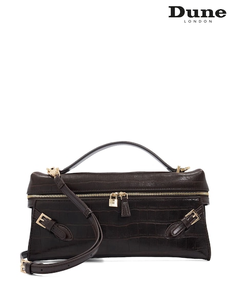 Brown - Dune London Declarations Cross-body Bag