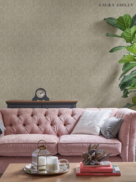 Laura Ashley Natural Barley 10M Wallpaper (227199) | £46