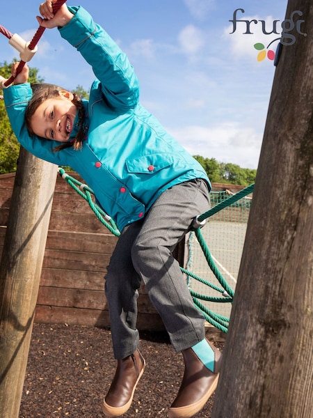 Blue - Frugi Waterproof Rambler 3 In 1 Coat