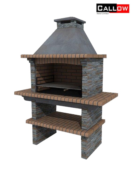 Callow Grey Garden Mediterrani Masonry Charcoal BBQ (228606) | £999