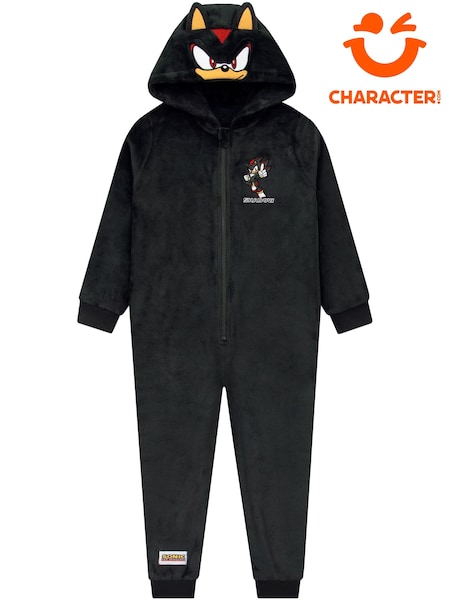 Black - Character Sonic The Hedgehog Shadow Fleece Onesie