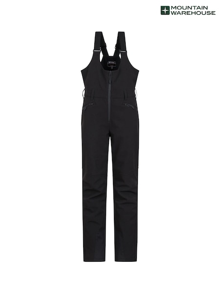 Mountain Warehouse Black Womens Recco Thermal Lined Bib Front Ski Trousers (229596) | £112