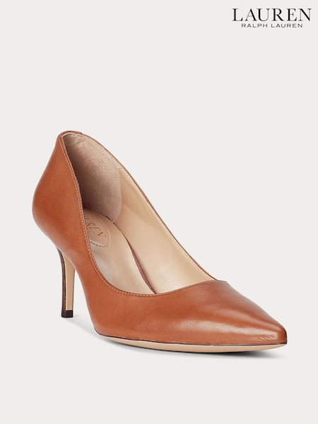 Lauren Ralph Lauren Lanette Leather Court Heels (230857) | £139
