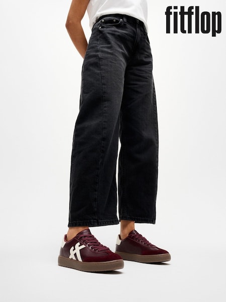 Red - Fitflop The Dash T-toe Sneakers