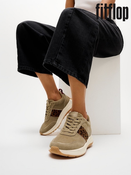 Cream - Fitflop F-mode Flow Sneaker Trainers