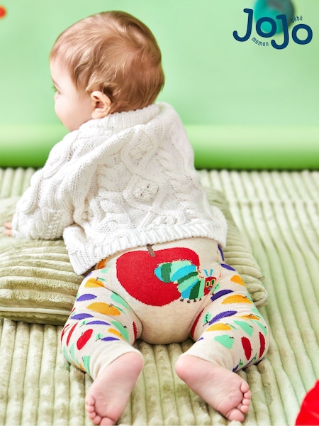 JoJo Maman Bébé Natural The Very Hungry Caterpillar Leggings (233224) | £7