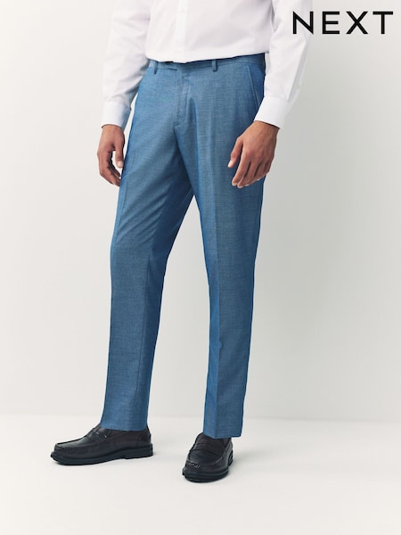 Light Blue Slim Fit Suit Trousers (235651) | £35