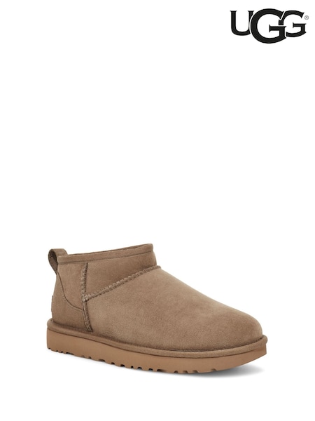 UGG Taupe Ultra Mini Classic Boots (235702) | £145