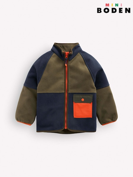 Green - Boden Cosy Windproof Fleece
