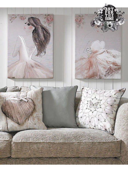 Art For The Home Pink Grace Wall Art (235917) | £32