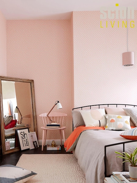 Scion Blush Pink Kielo 10.05M Wallpaper (236701) | £42