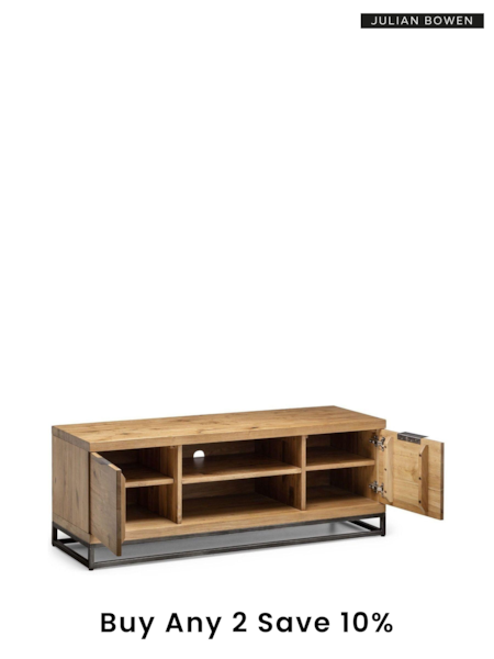 Julian Bowen Oak Brooklyn TV Stand (236886) | £605