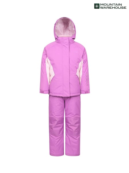 Pink - Mountain Warehouse Kids Ski Jacket And Trousers Set
