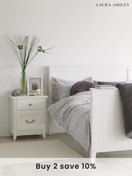 Laura Ashley White Devon Bed Frame (238999) | £850 - £950