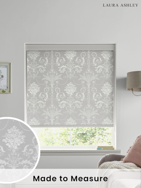 Laura Ashley Steel Josette Made To Measure Roller Blind (239091) | £58