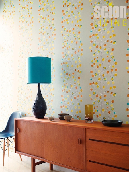 Scion Orange Berry Tree 10.05M Wallpaper (239232) | £48