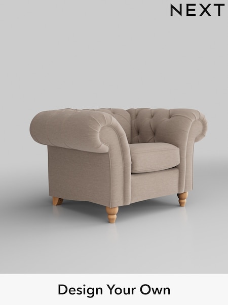 Fine Chenille Easy Clean/Mid Taupe Brown Gosford Ii Deep Sit (240456) | £1,075