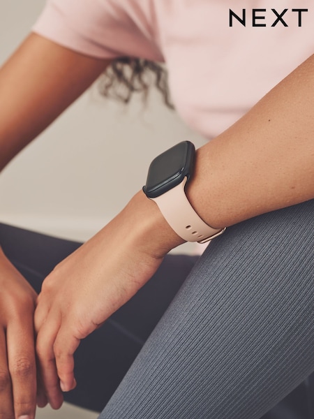 Pink Silicone Watch Strap (240815) | £12