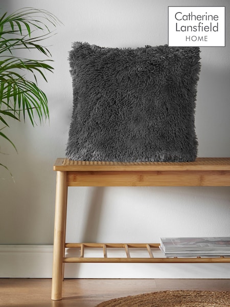 Catherine Lansfield Grey So Soft Cuddly Cushion (241517) | £16