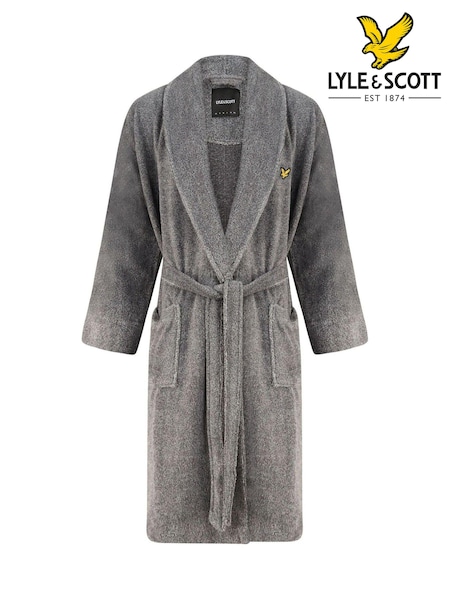 Grey Lyle & Scott Grey Dressing Gown (242410) | £67.50