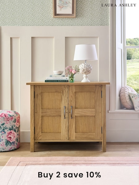 Laura Ashley Oak Milton 2 Door Sideboard (242979) | £795