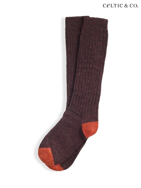 Purple - Celtic & Co. Donegal Boots Socks