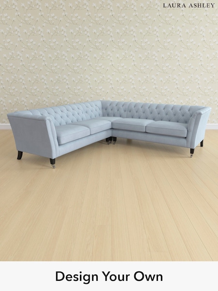 Ailsworth/Newport Blue Chatsworth Button Back By Laura Ashley (243545) | £2,950