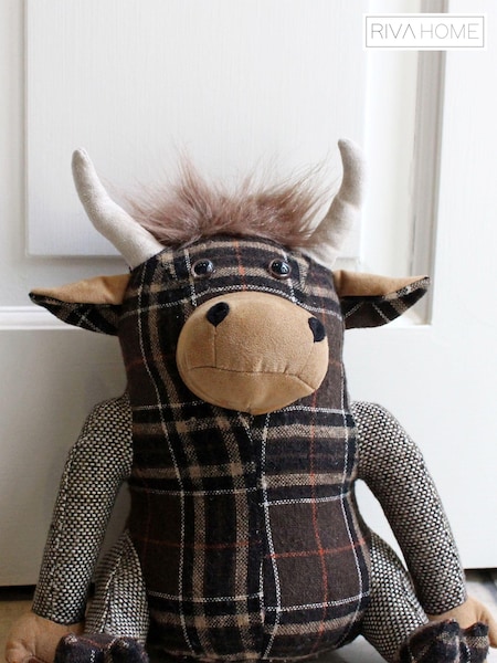Riva Home Brown Highland Cow Doorstop (243738) | £17