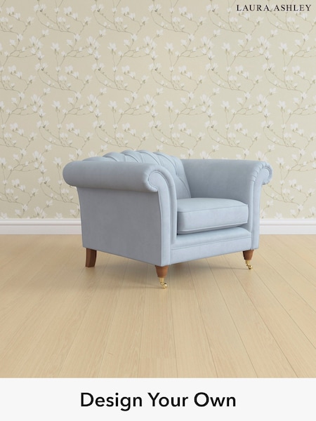 Ailsworth/Newport Blue Gloucester Button Back By Laura Ashley (243818) | £950