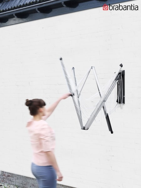 Brabantia Metallic Grey Wallfix Dryer 24m Protection Cover (246688) | £90