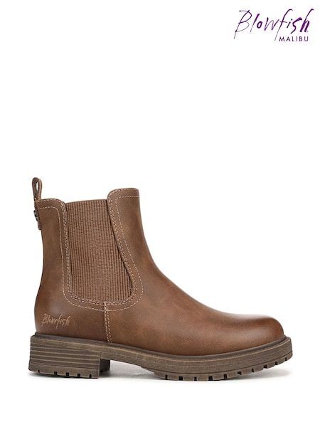 Brown - Blowfish Malibu Alfie Regular Fit Chelsea Boots
