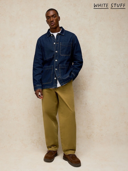 Blue - Regular White Stuff Westgate Denim Workwear Jacket