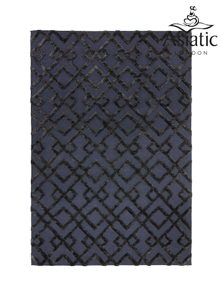 Asiatic Rugs Black Dixon Textured Geo Rug (247790) | £251 - £713