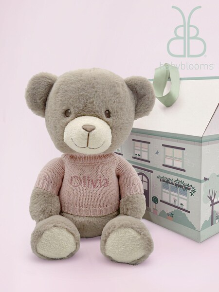 Babyblooms Personalised Pink Frankie Bear (247975) | £32