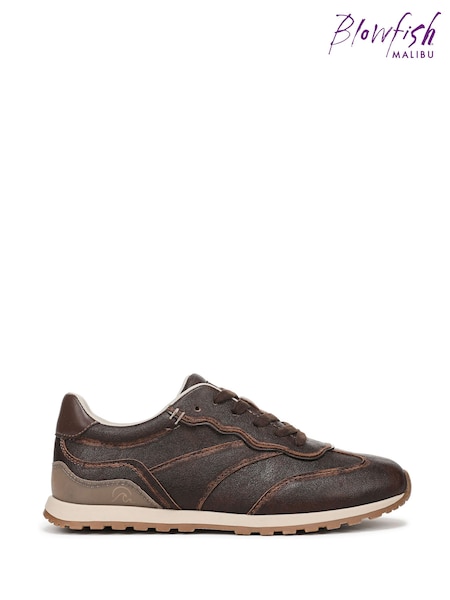 Brown - Blowfish Malibu Valley Regular Fit Lace-up Trainers