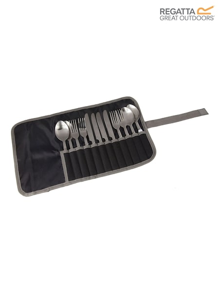 Regatta Black 4 Person Cutlery Set (249024) | £18