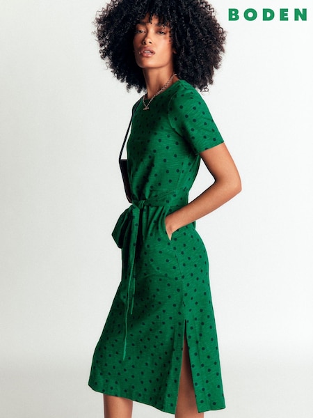 Green - Boden T-shirt Jersey Midi Dress
