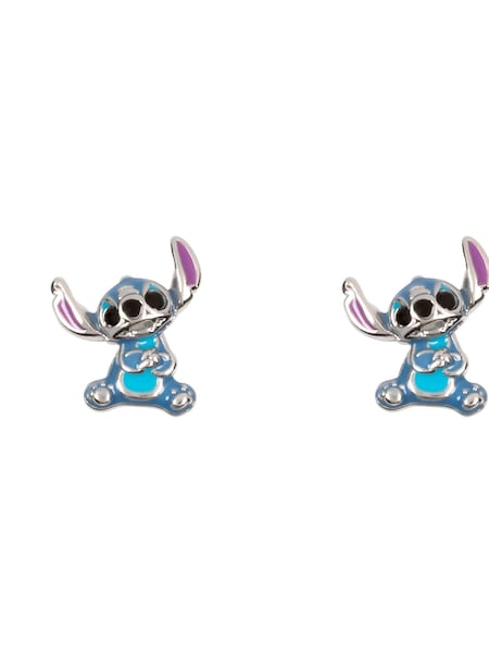 Peers Hardy Silver Tone Disney Lilo And Stitch Sterling Enamel Stud Earrings (250160) | £35