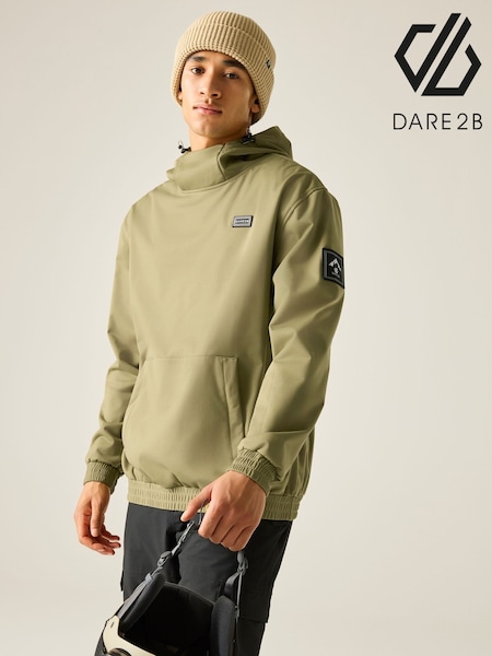 Green - Regular Dare 2b Rampage Hooded Softshell Jacket