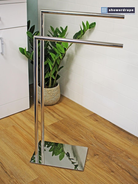 Showerdrape Stamford Double Freestanding Towel Stand (251126) | £62.50