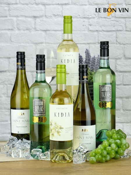 Le Bon Vin Set of 6 World Sauvignon Blanc White Wine Selection (251213) | £74