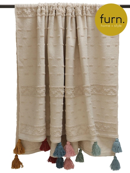 furn. Boho Throw (252306) | £32
