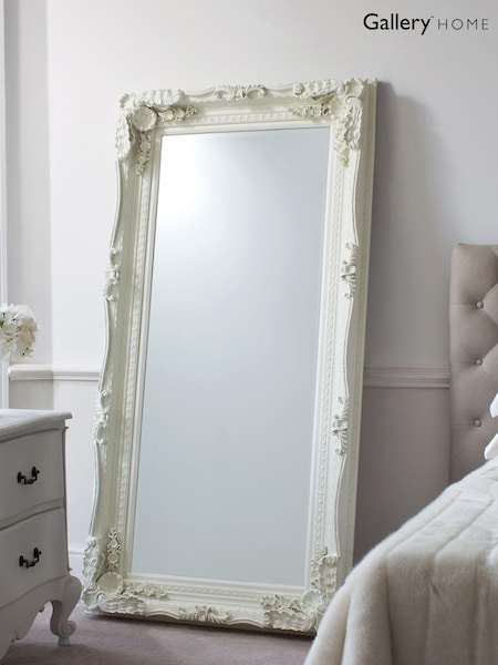 Gallery Home Cream Oxford Leaner Mirror (254245) | £275