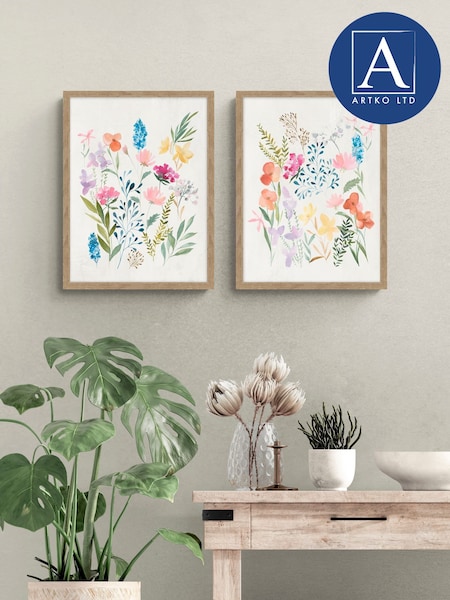 Artko Set Of 2 Blossom Springtime By Hannah Dawson Framed Arts